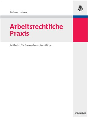 cover image of Arbeitsrechtliche Praxis